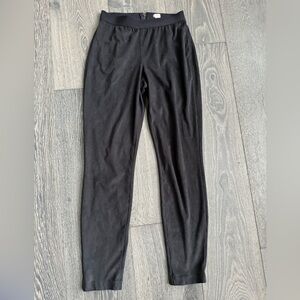 J. Crew Factory Faux Suede Pixie Pant in Black Size 4